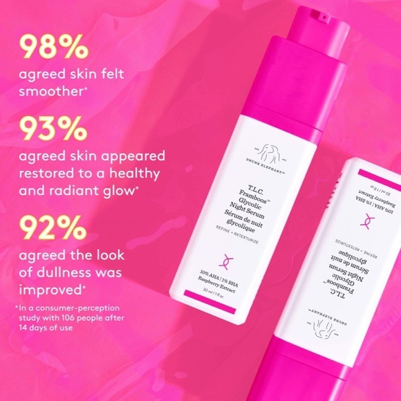 DRUNK ELEPHANT TLBC Framboos glycolic resurfacing night serum - Picture 3 of 4